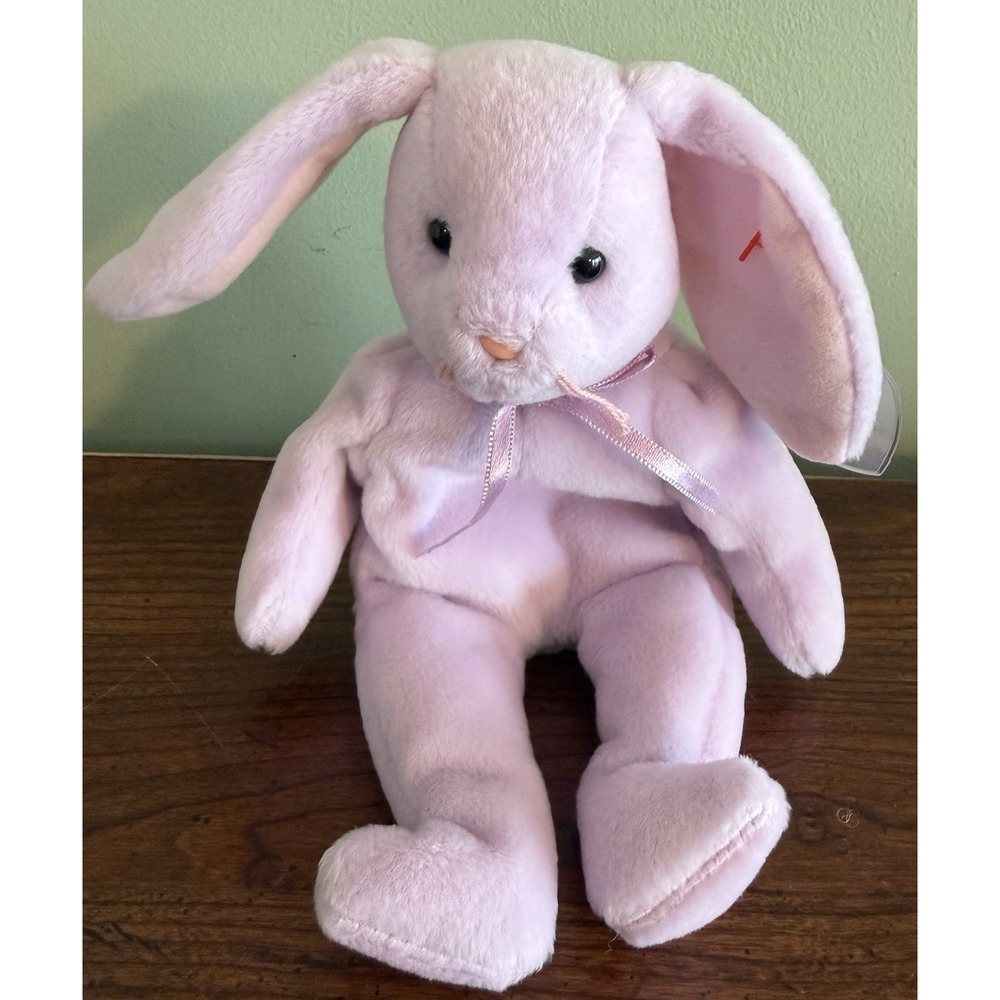 TY Beanie Babies FLOPPITY 1996 Rare & Retired. New Easter Bunny